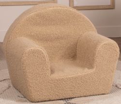 DELSIT - FAUTEUIL SHERPA BEIGE